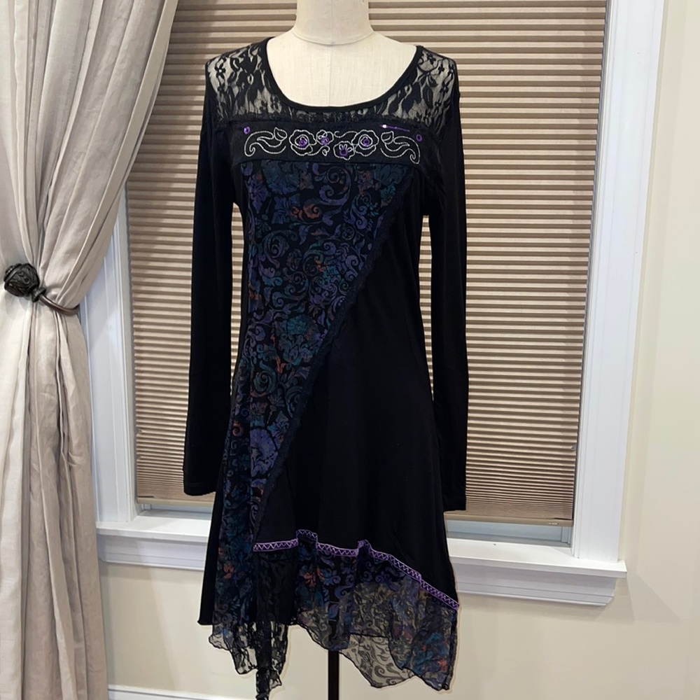 NWT Joe Browns Mixed Media Boho Dress